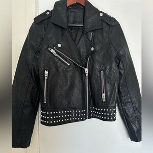Blank NYC Studded Faux Leather Jacket